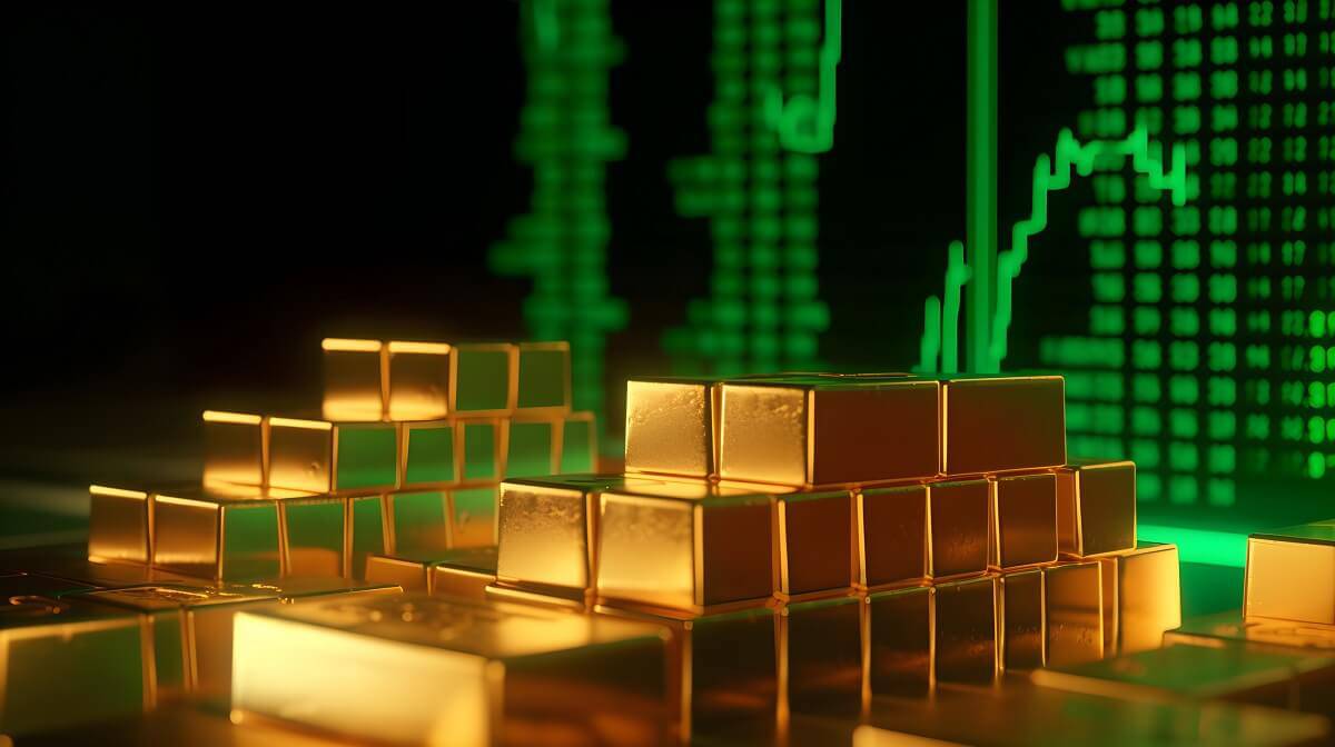 Gold bricks, rising gold prices