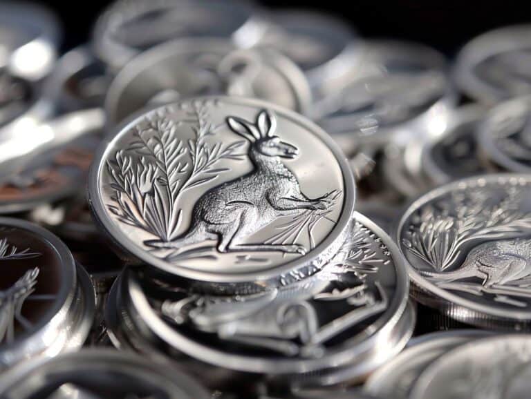 Perth Mint Silver Kangaroo Coins