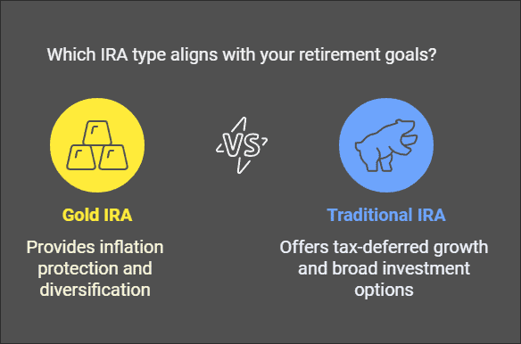 Gold IRA VS Traditional IRA Compared