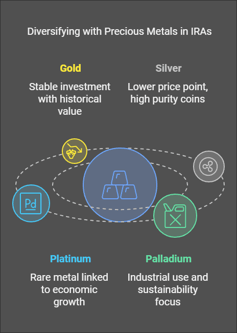 What Are the Different Types of Precious Metals for IRA?