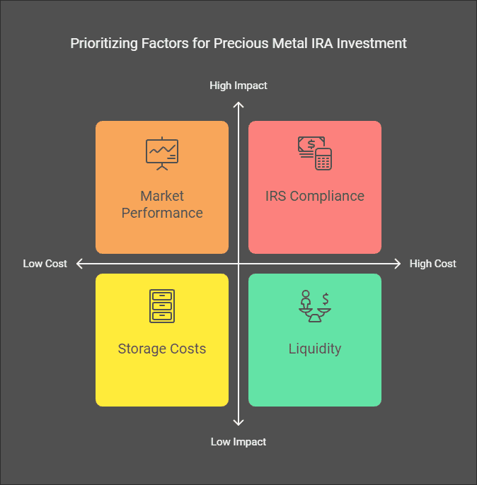 What Are the Factors to Consider When Choosing Precious Metals for IRA?