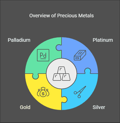 Platinum vs. Silver vs. Gold vs. Palladium