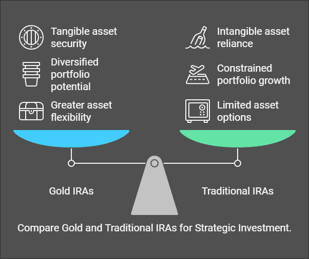 gold IRA vs traditional IRA